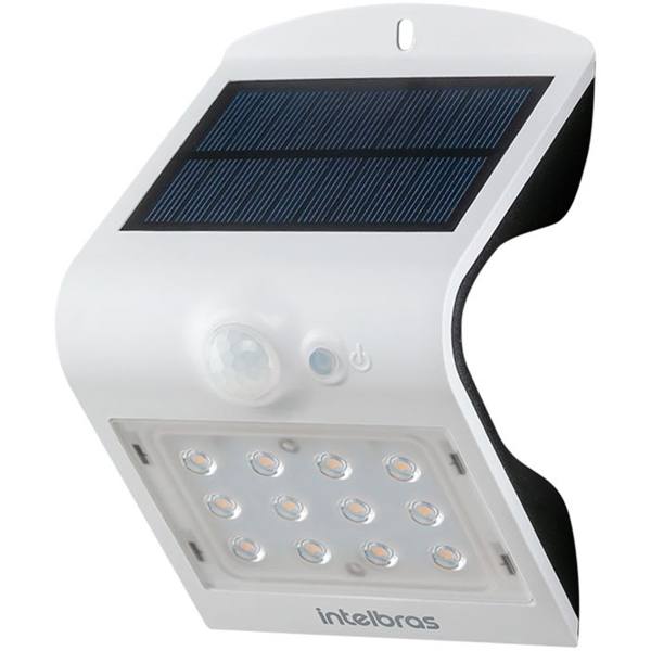Arandela Solar Intelbras ASI 220 Lúmens LED Amarelo — foto do produto em fundo branco