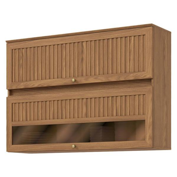 Armário Aéreo 120cm 2 Portas Basculantes MDP MDF Requinte Henn — foto do produto em fundo branco