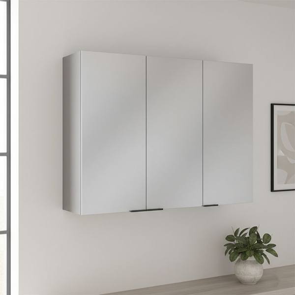 Armário Aéreo 120cm 3 Portas MDP MDF Lumina Telasul — foto do produto em fundo branco