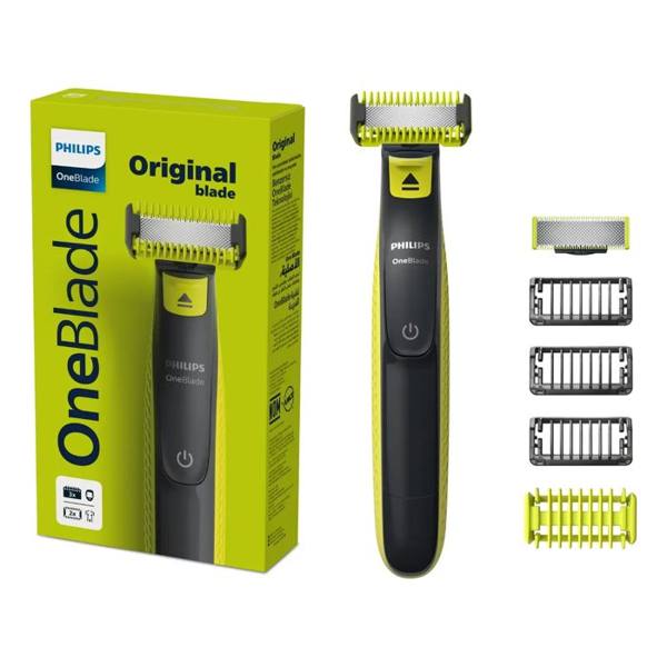 Barbeador e Aparador Elétrico Philips OneBlade para Rosto — foto do produto em fundo branco