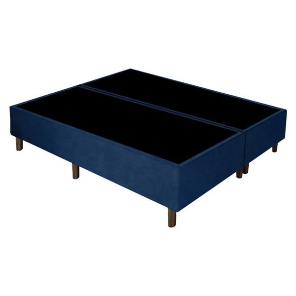 Base Cama Box Gazin Queen Suede Liso 158x198 6000007 — foto do produto em fundo branco