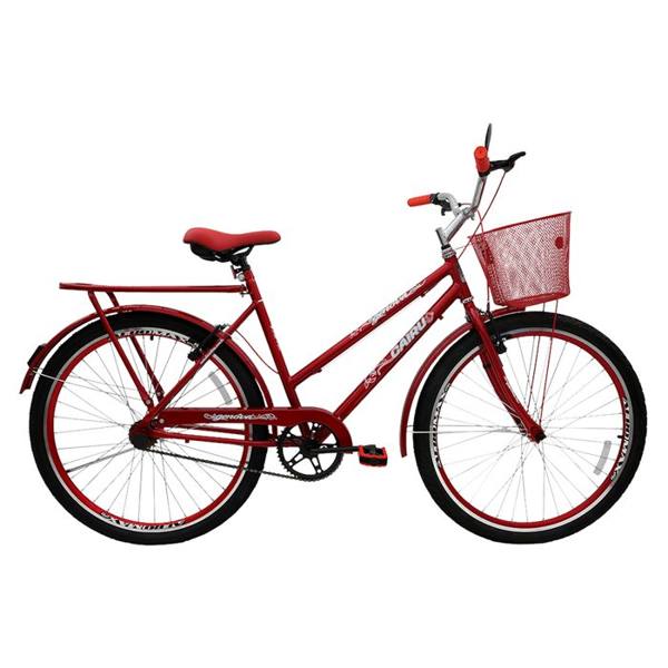 Bicicleta Aro 26 Cairu Personal Genova Freio V-Brake com Cestinha — foto do produto em fundo branco