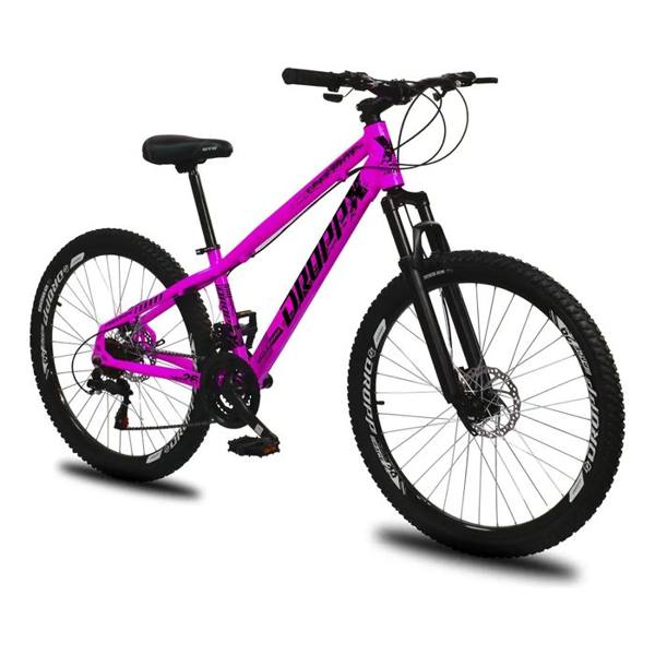 Bicicleta Aro 26 Dropp Freeride 21 Vel Freio A Disco — foto do produto em fundo branco