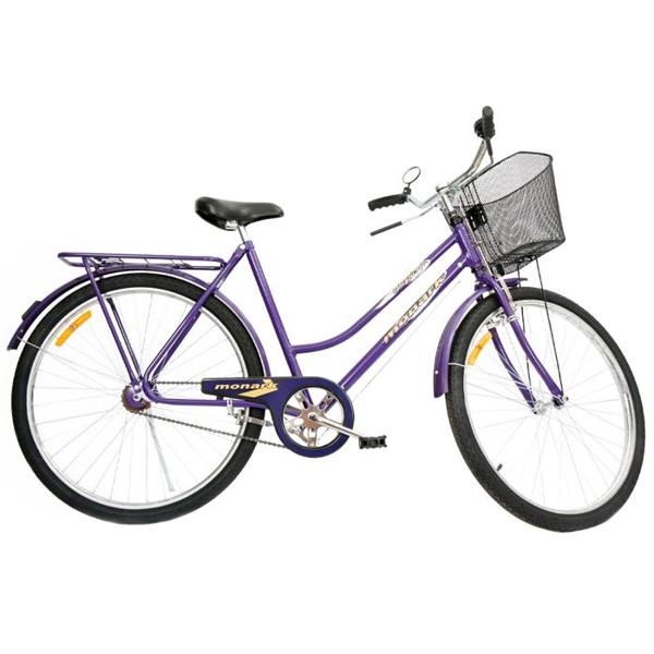Bicicleta Aro 26 Monark Tropical Freio Varão em Aço Carbono — foto do produto em fundo branco