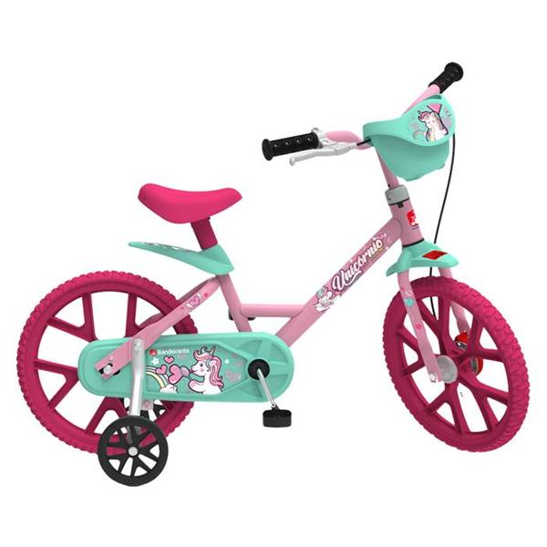Bicicleta Infantil Aro 14 Bandeirante Freio a Tambor 1 Marcha 304 — foto do produto em fundo branco
