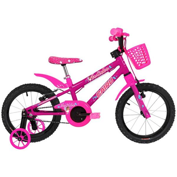 Bicicleta Infantil Aro 16 Cairu Fadinha MTB Freios V-Break — foto do produto em fundo branco