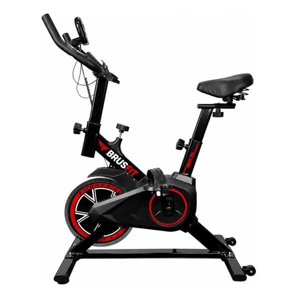 Brus fit Bicicleta Ergométrica Spinning Liftness X11 Cor Preto/vermelho Brusfit — foto do produto em fundo branco