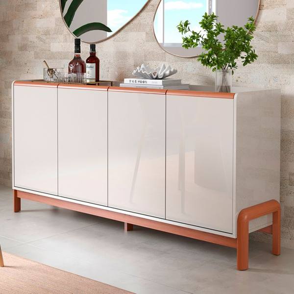 Buffet 4 Portas MDF MDP Elegance Lukaliam — foto do produto em fundo branco