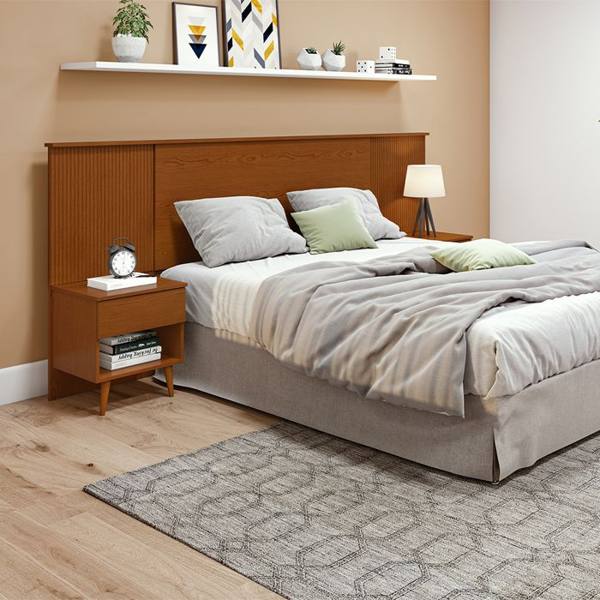 Cabeceira Casal Extensiva 259cm Like Lopas — foto do produto em fundo branco