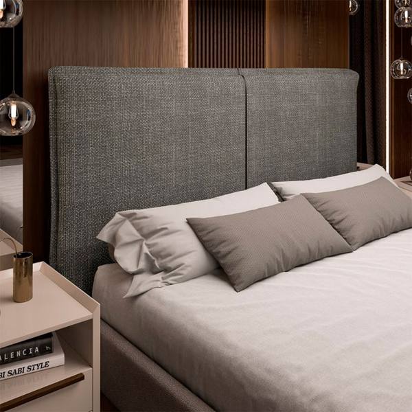 Cabeceira King Size Estofada 195cm Memphis Dobue — foto do produto em fundo branco