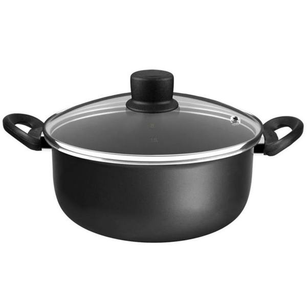 Caçarola Robusta Rochedo 4,6L 24cm Antiaderente — foto do produto em fundo branco