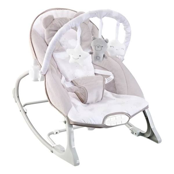 Cadeira de Descanso Bebê Musical Polar Bege 18kgs Maxi Baby — foto do produto em fundo branco