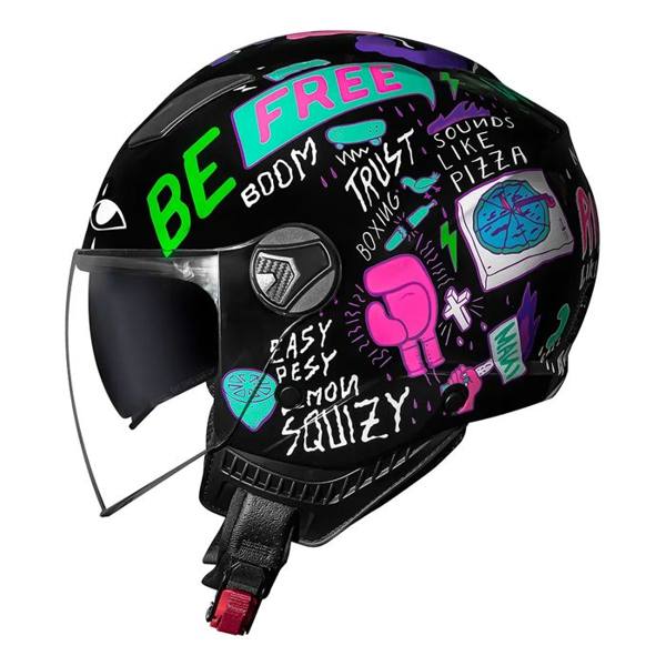 Capacete Feminino Norisk Orion Sv Free Preto — foto do produto em fundo branco