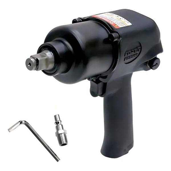 Chave Parafusadeira De Impacto Pneumática 1/2 Polegadas Sistema Duplo Martelo Torque 780Nm Fortg — foto do produto em fundo branco