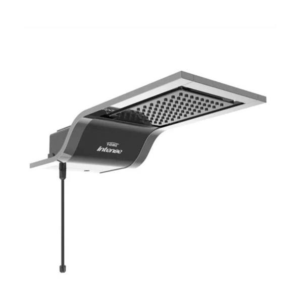 Chuveiro Eletrônico 7800W Preto Quadrado Intense Fame — foto do produto em fundo branco