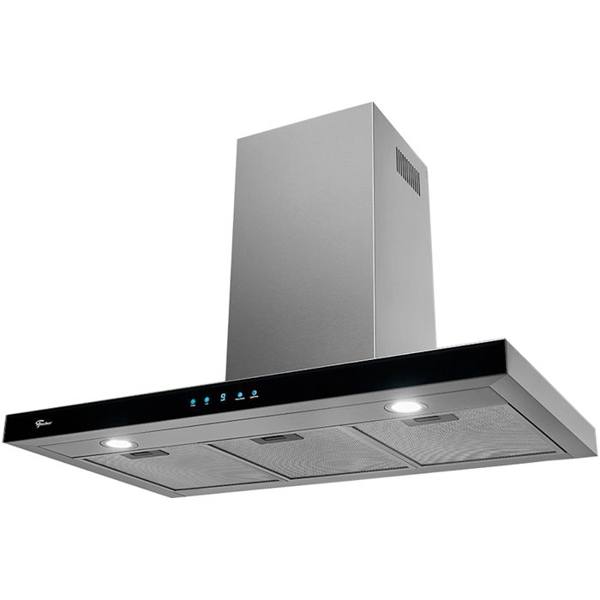 Coifa de Parede Fischer Infinity 90cm 6 Bocas Painel em Vidro Temperado — foto do produto em fundo branco