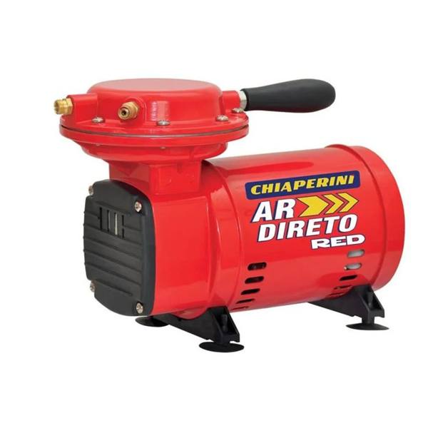 Compressor de Ar Portátil Chiaperini Ar Direto RED 0.34hp 40psi — foto do produto em fundo branco
