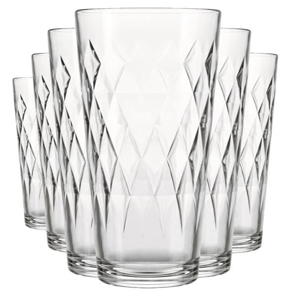 Conjunto de Copos de Vidro 350mL 6 Peças Vitrage Nadir — foto do produto em fundo branco