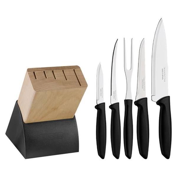 Conjunto de Facas 6 Peças em Aço Inox Plenus Tramontina — foto do produto em fundo branco
