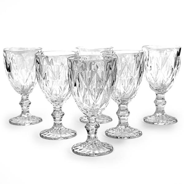 Conjunto de Taças 325ml 6 Peças Elegance Mark Blank — foto do produto em fundo branco