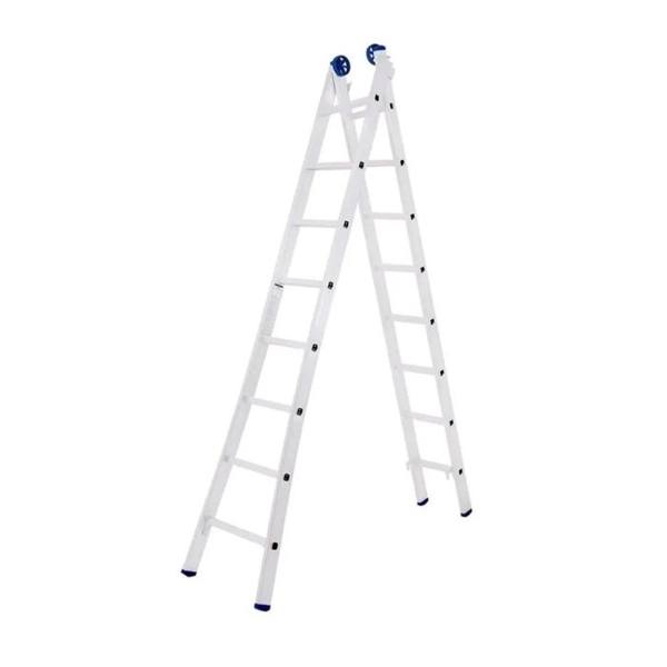 Escada Extensiva Mor Alumínio 8×2 Degraus — foto do produto em fundo branco