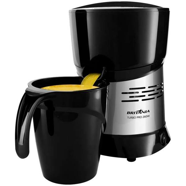 Espremedor de Frutas Britânia Turbo Pro 1,3L 260W — foto do produto em fundo branco