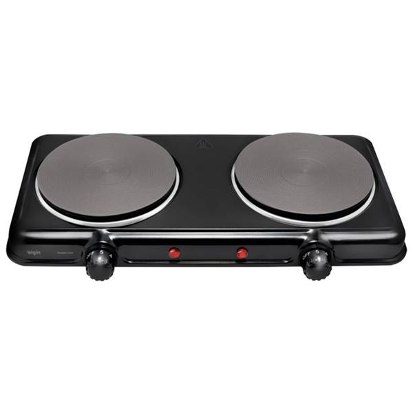 Fogão Cooktop de Mesa Portátil Elétrico 2 Bocas Elgin 42FOG020 — foto do produto em fundo branco