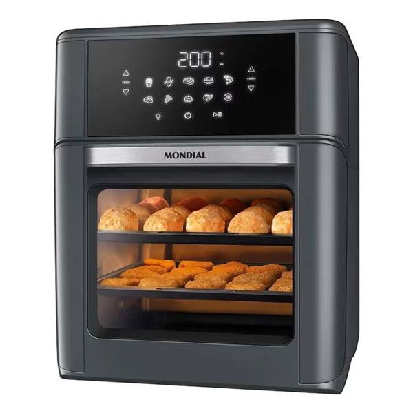 Fritadeira Air Fryer Oven Mondial Afon-12l-fg 12l Digital 20 Preto — foto do produto em fundo branco