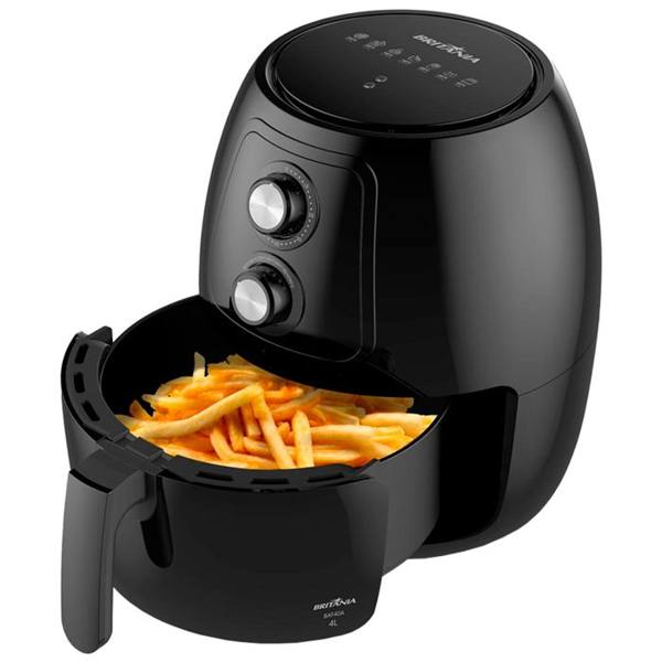 Fritadeira Elétrica Air Fryer Britânia BAF40A 4L 1500W — foto do produto em fundo branco