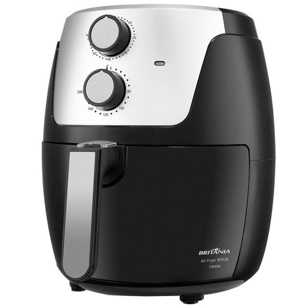Fritadeira Elétrica Air Fryer Britânia BFR38 4,2L com Timer 1500W — foto do produto em fundo branco