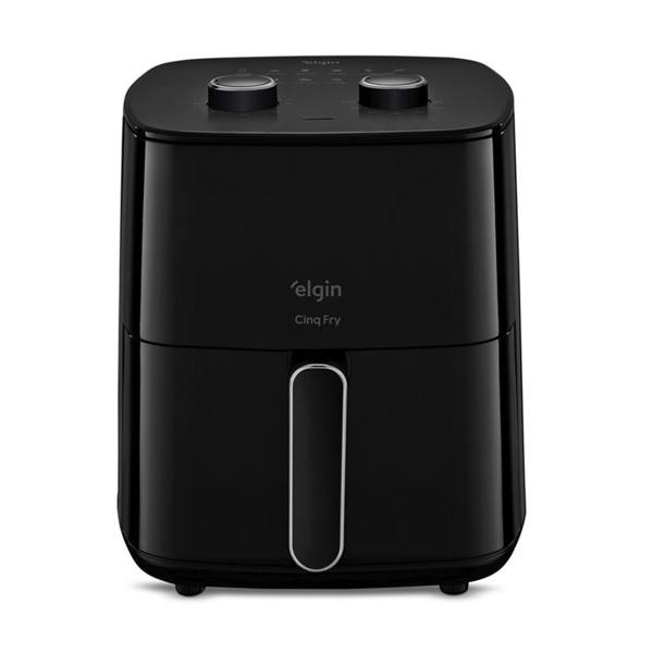 Fritadeira Elétrica Air Fryer Elgin AFG50 5L 1500W Grelha Removível — foto do produto em fundo branco