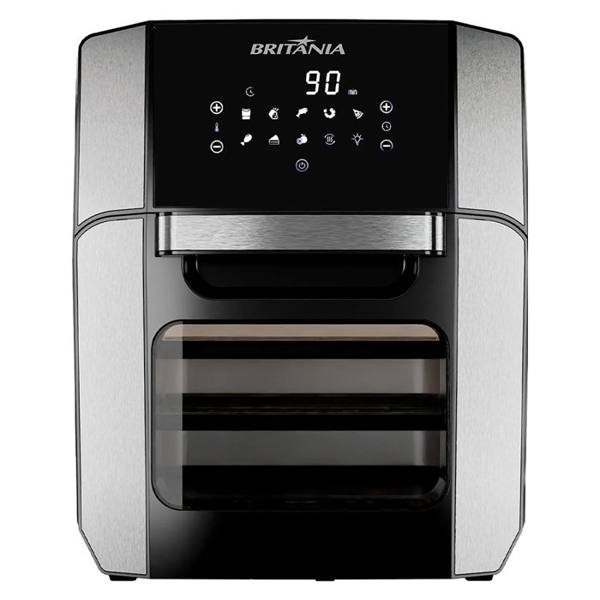 Fritadeira Elétrica Britânia Oven BFR2100 12L 1800W 2 em 1 — foto do produto em fundo branco
