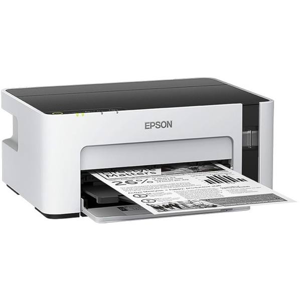 Impressora Epson Ecotank M1120 Preto WiFi — foto do produto em fundo branco