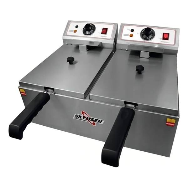 industrial elétrica Skymsen FED-20-N 10L aço inoxidável 50 Hz x 60 Hz — foto do produto em fundo branco