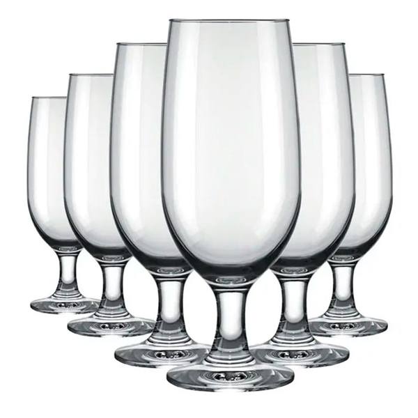 Jogo de Taças de Vidro 300mL 6 Peças Floripa Nadir