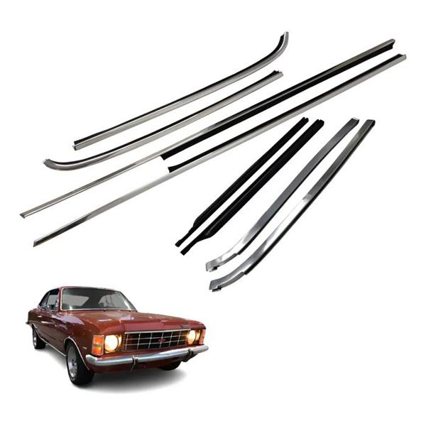 Kit Friso Pestanas Opala 1971 A 1988 + Entre Vidros Completo — foto do produto em fundo branco