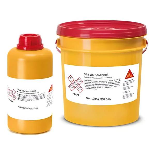 Laje Seca Pra Sempre! Sikalastic-860 Pu Forte Caixa 12kg — foto do produto em fundo branco