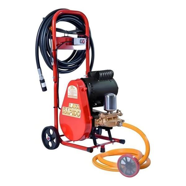 Lavadora Media Pressão 1,0 Cv Vazão 14 L/min 320 Psi Lr-14 Zm Cor Vermelha Frequência 60 Hz — foto do produto em fundo branco