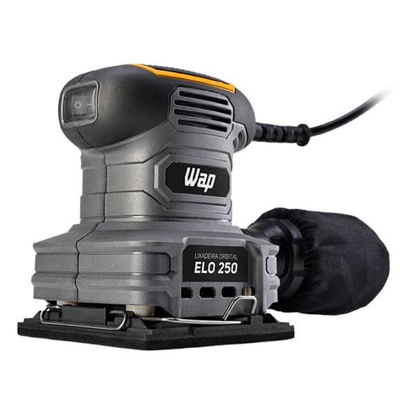 Lixadeira Orbital Wap Ergonômica 1/4" 250W 14000 OPM ELO 250 — foto do produto em fundo branco