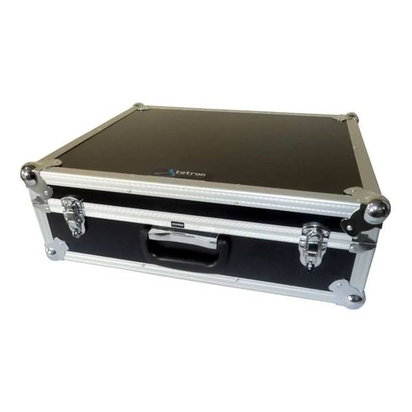 Mala De Aluminio Ferramentas Grande Case 50x40x16cm Sta Cor Preto — foto do produto em fundo branco