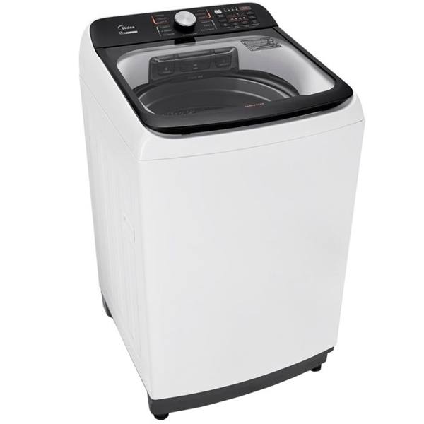 Máquina de Lavar Midea Wave Agitador 13kg Automática Cesto Inox — foto do produto em fundo branco