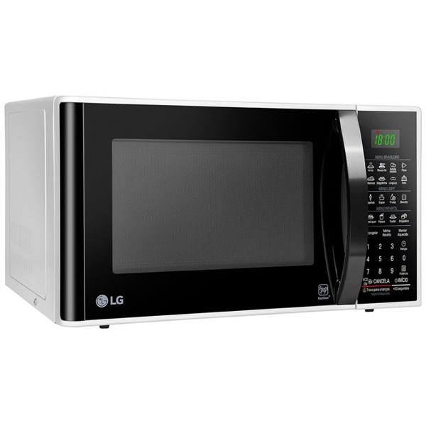 Micro-ondas LG 30L 800W com Easy Clean Função Descongelar MS3091BC — foto do produto em fundo branco