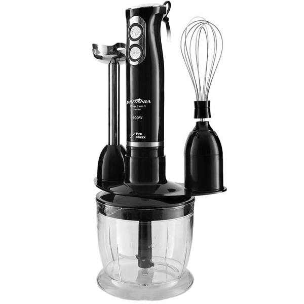 Mixer Britânia BMX400P 3 em 1 com Jarra 2 Velocidades 500W — foto do produto em fundo branco