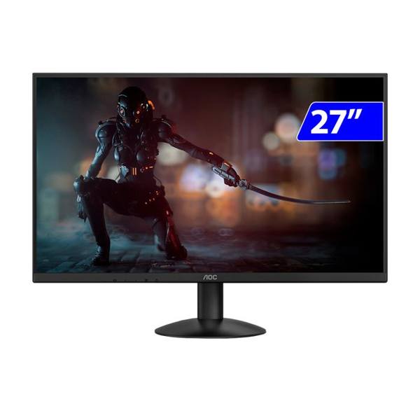 Monitor Gamer AOC IPS 27" Wide Full HD HDMI VGA 27B30H3/57 — foto do produto em fundo branco