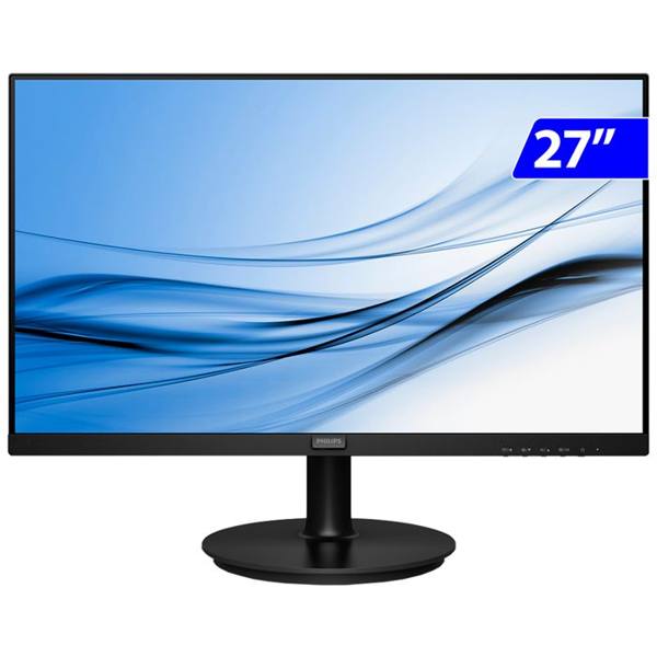 Monitor Philips W-LED 27" Widescreen Full HD HDMI VGA 271V8LAB — foto do produto em fundo branco