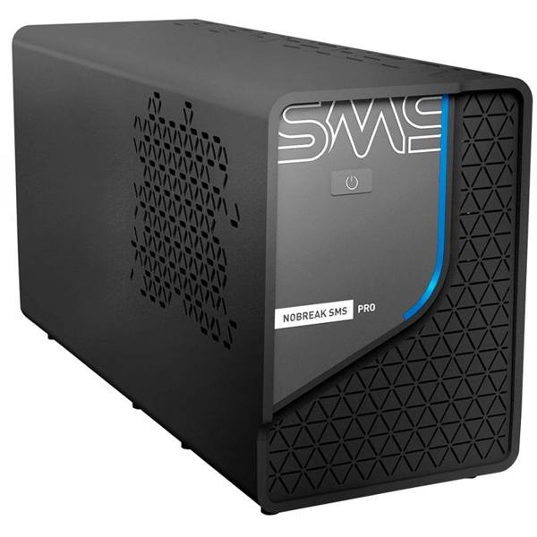 Nobreak SMS Pro com Wi-Fi 700VA 6 Tomadas 0029400 — foto do produto em fundo branco