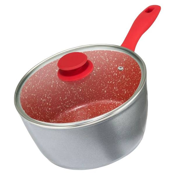 Panela Avulsa Philco Alumínio 3L Redstone Tampa de Vidro PPN22A — foto do produto em fundo branco