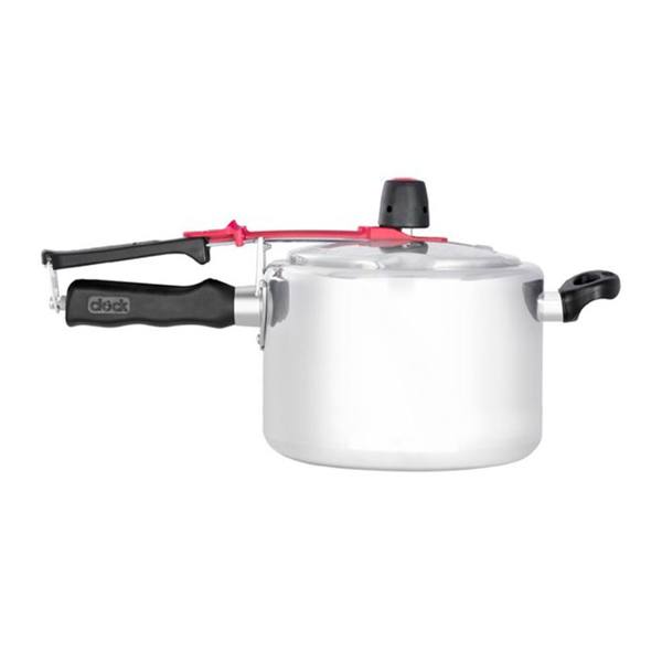 Panela de Pressão Clock Alumínio Polido 4,5L Original — foto do produto em fundo branco