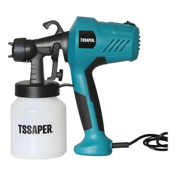 Pistola De Pintura Elétrica 450w Pulverizador Bico Metal — foto do produto em fundo branco