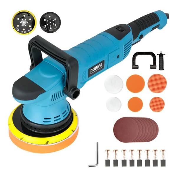 Politriz Eletrica Roto Orbital 15mm 5 E 6 Pol 1600w — foto do produto em fundo branco